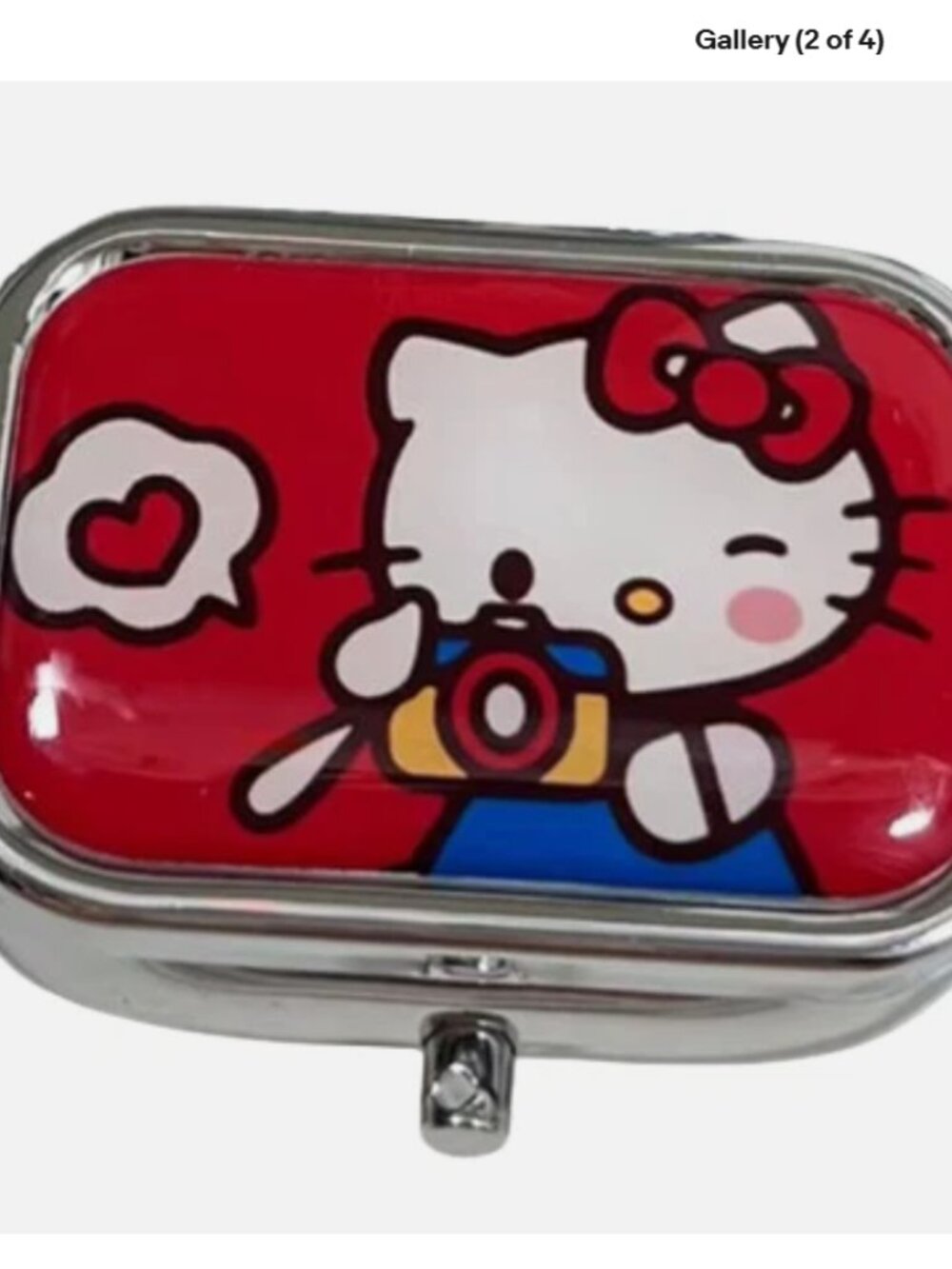 Hello Kitty Pill Box Mini Medicine Vitamin Jewelry Candy Storage Organizer Case - Picture 2 of 5